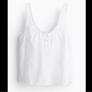 💚H&M White Scoop Neck Tank Top